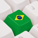 Brazil,Flag,On,Computer,Key